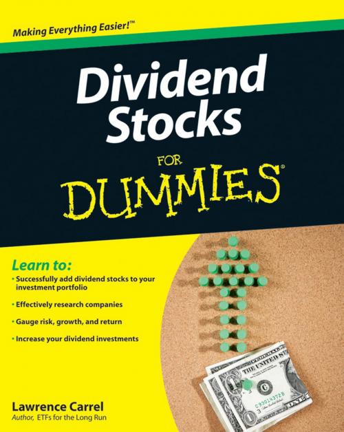 Cover of the book Dividend Stocks For Dummies by Lawrence Carrel, Wiley