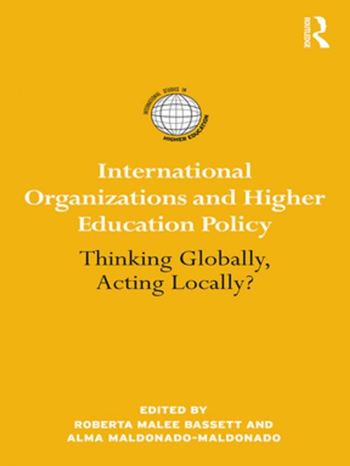 Cover of the book International Organizations and Higher Education Policy by , Taylor and Francis