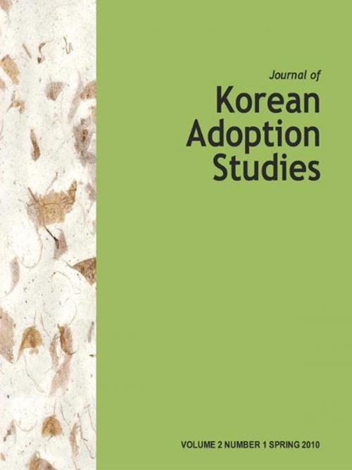Cover of the book Journal of Korean Adoption Studies by Global Overseas Adoptees' Link, BookBaby