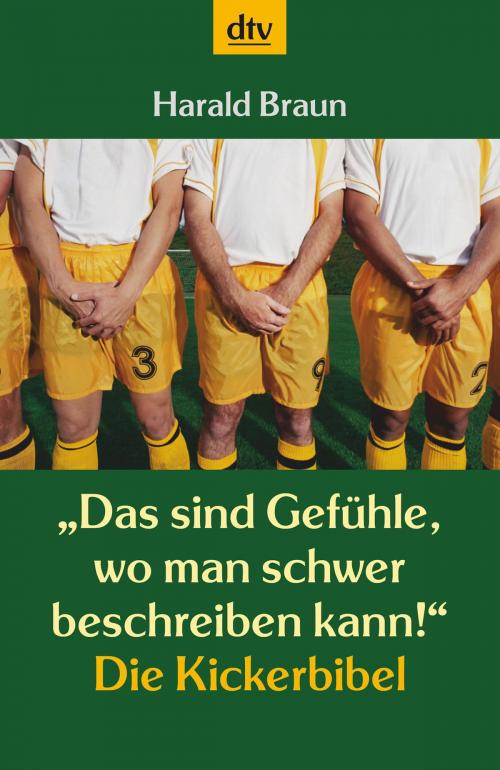 Cover of the book "Das sind Gefühle, wo man schwer beschreiben kann!" by Harald Braun, dtv