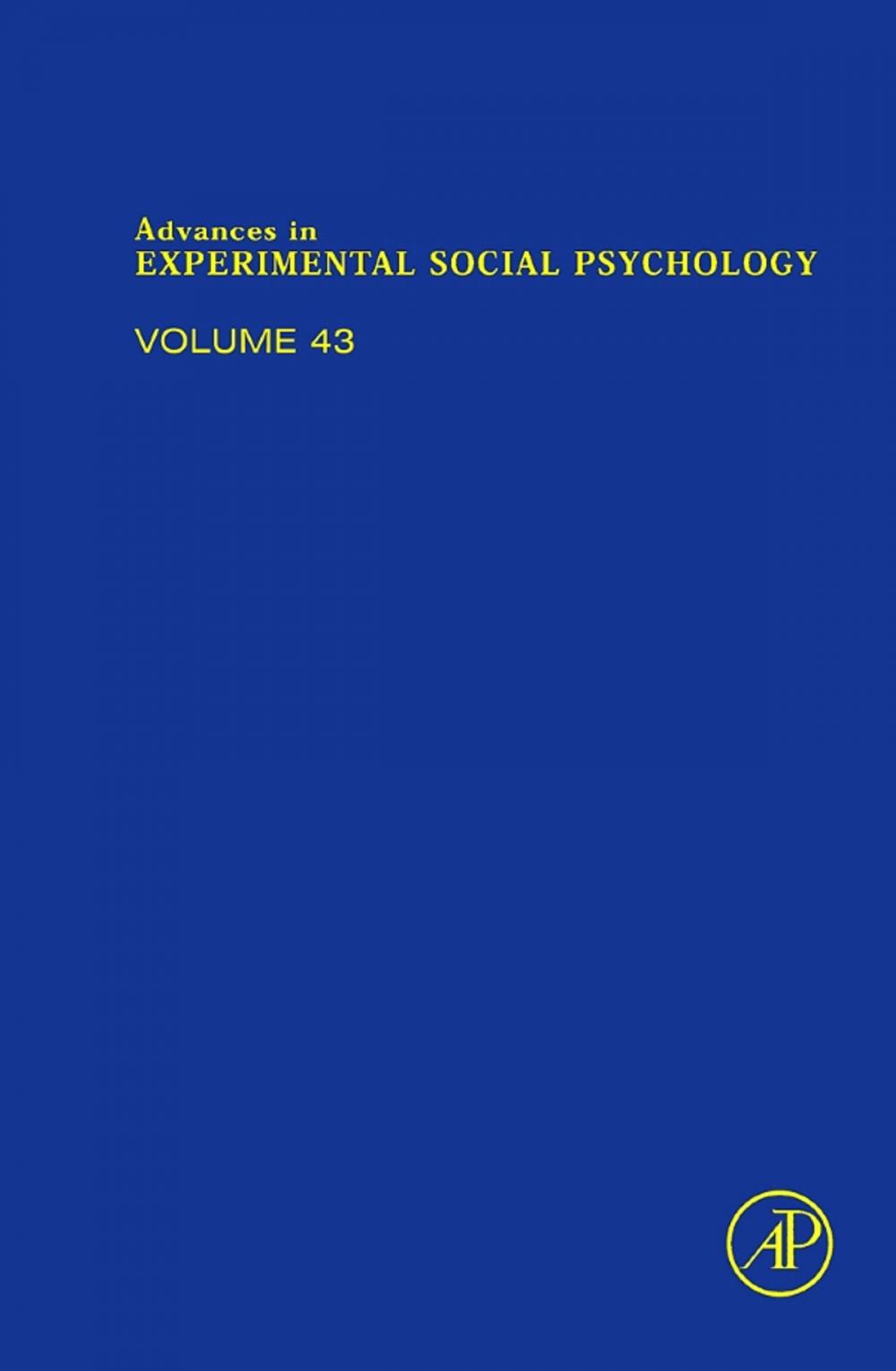 Big bigCover of Advances in Experimental Social Psychology