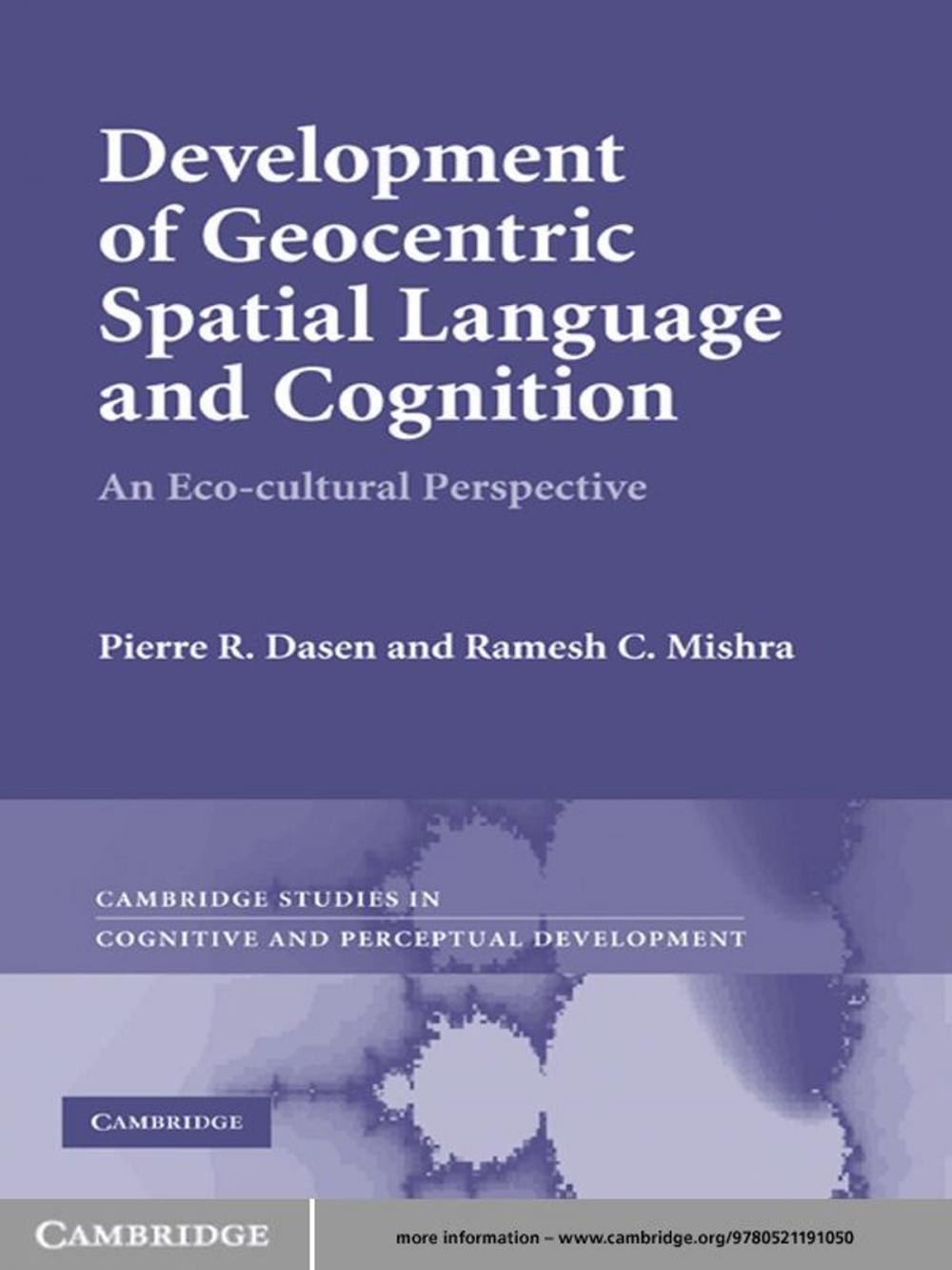 Big bigCover of Development of Geocentric Spatial Language and Cognition