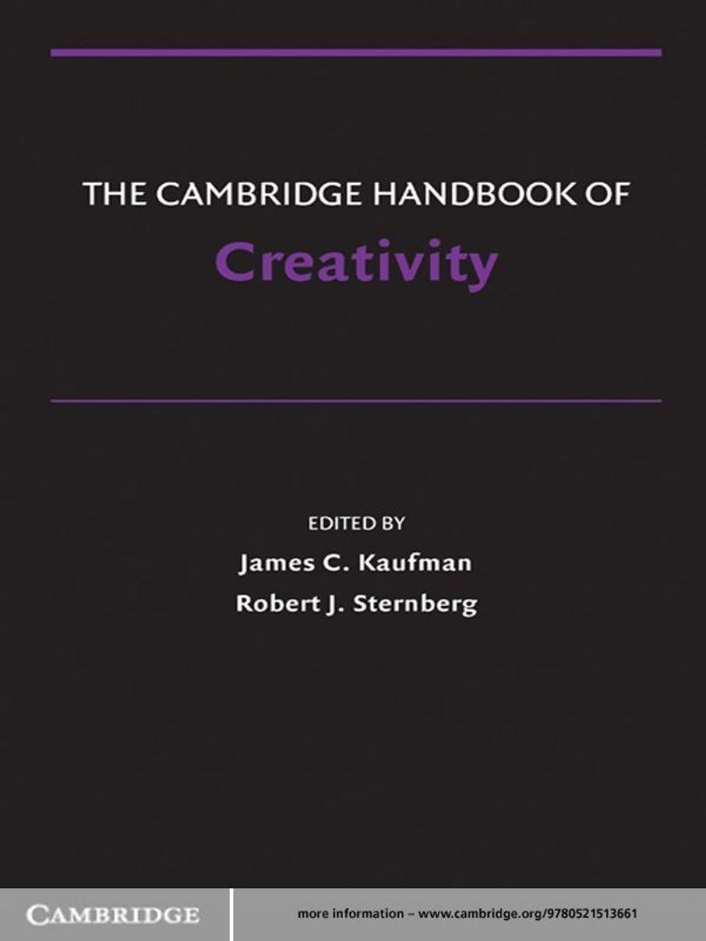 Big bigCover of The Cambridge Handbook of Creativity