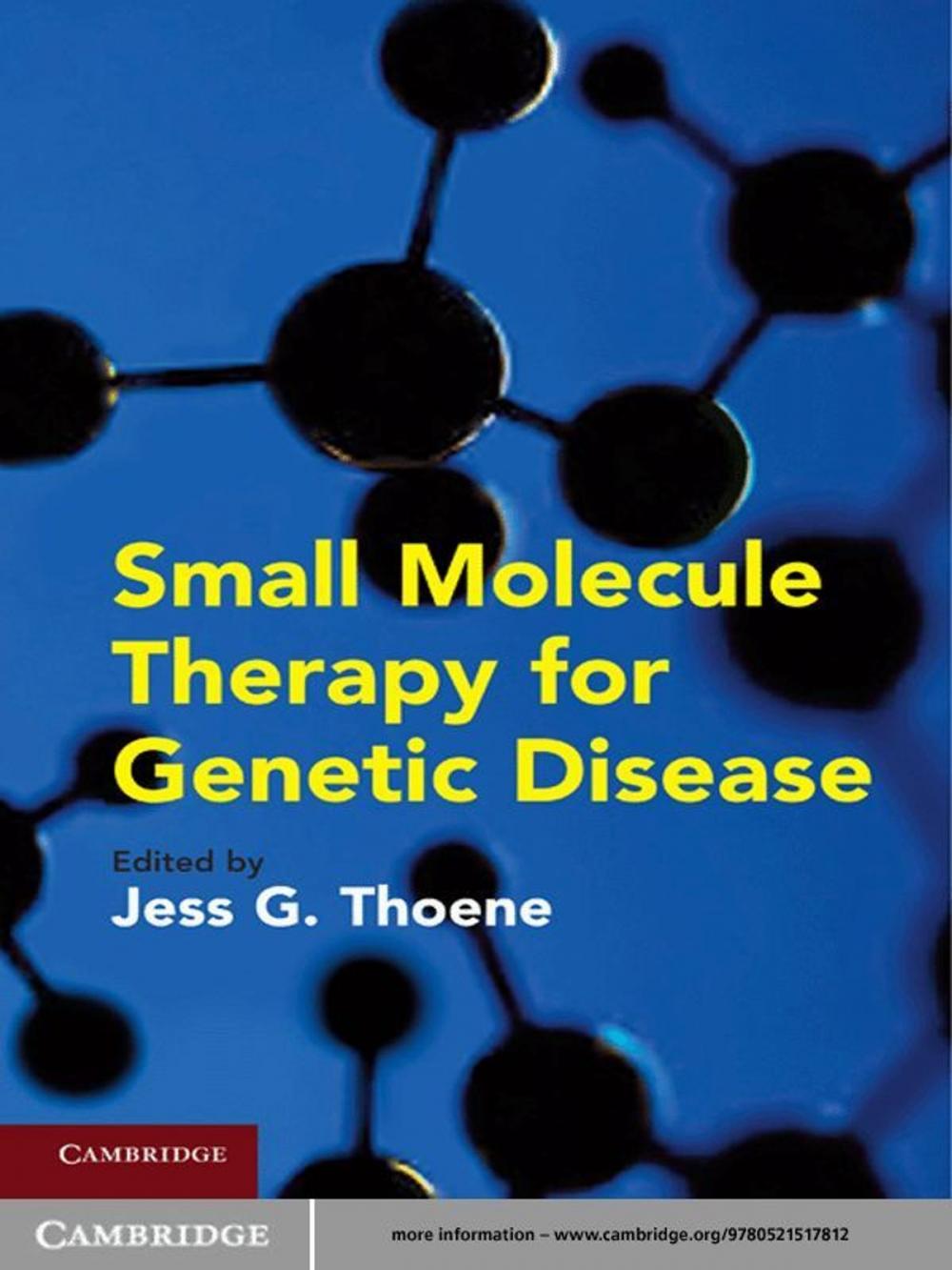 Big bigCover of Small Molecule Therapy for Genetic Disease