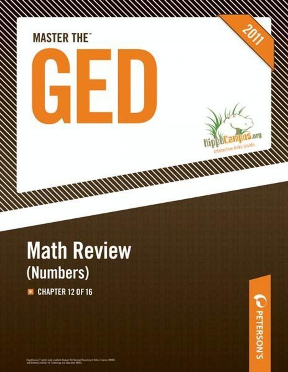 Big bigCover of Master the GED: Math Review--Numbers: Chapter 12 of 16