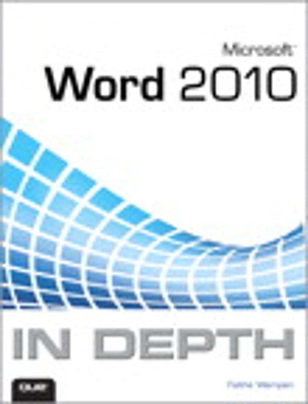 Big bigCover of Microsoft Word 2010 In Depth