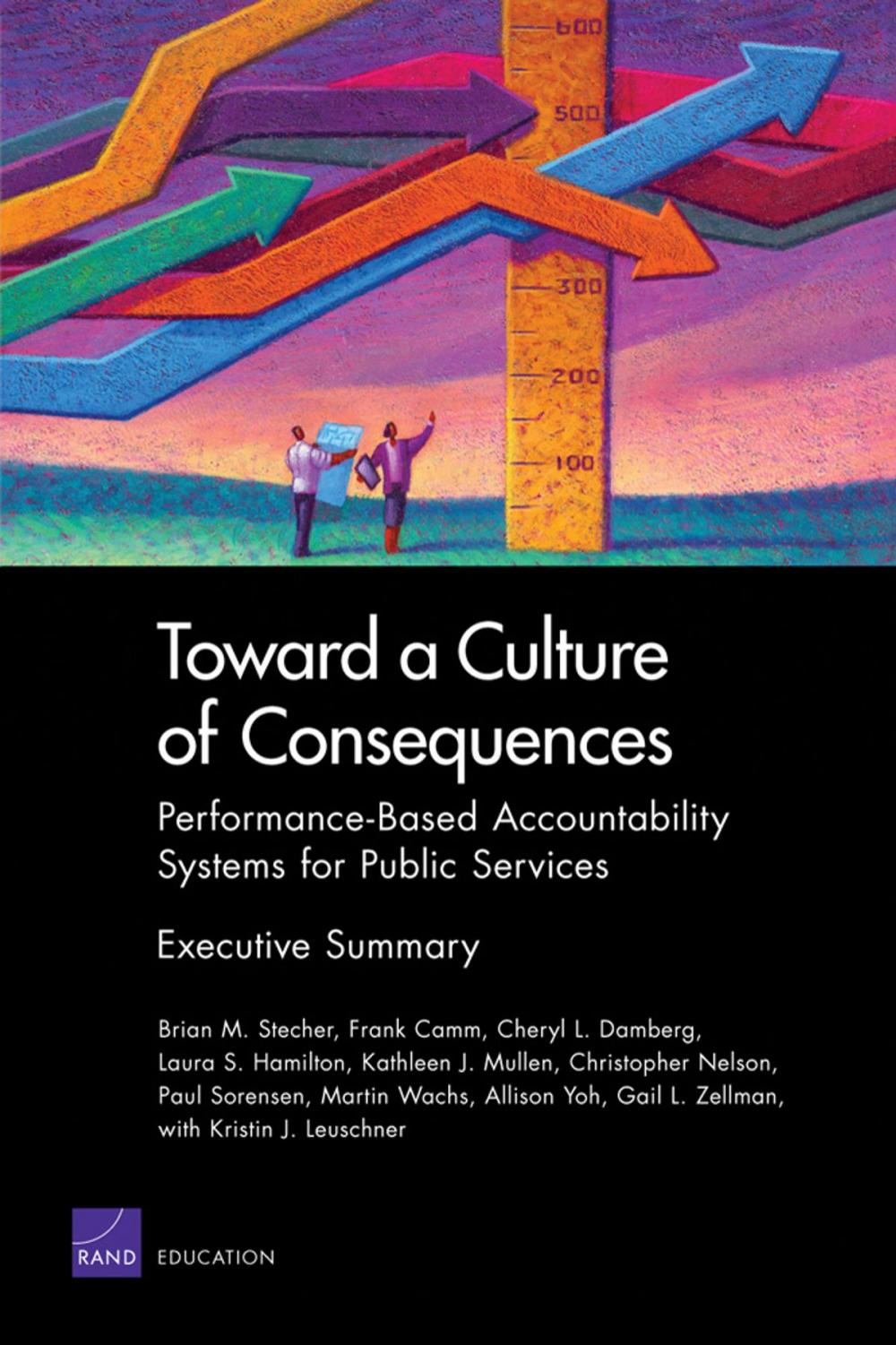 Big bigCover of Toward a Culture of Consequences