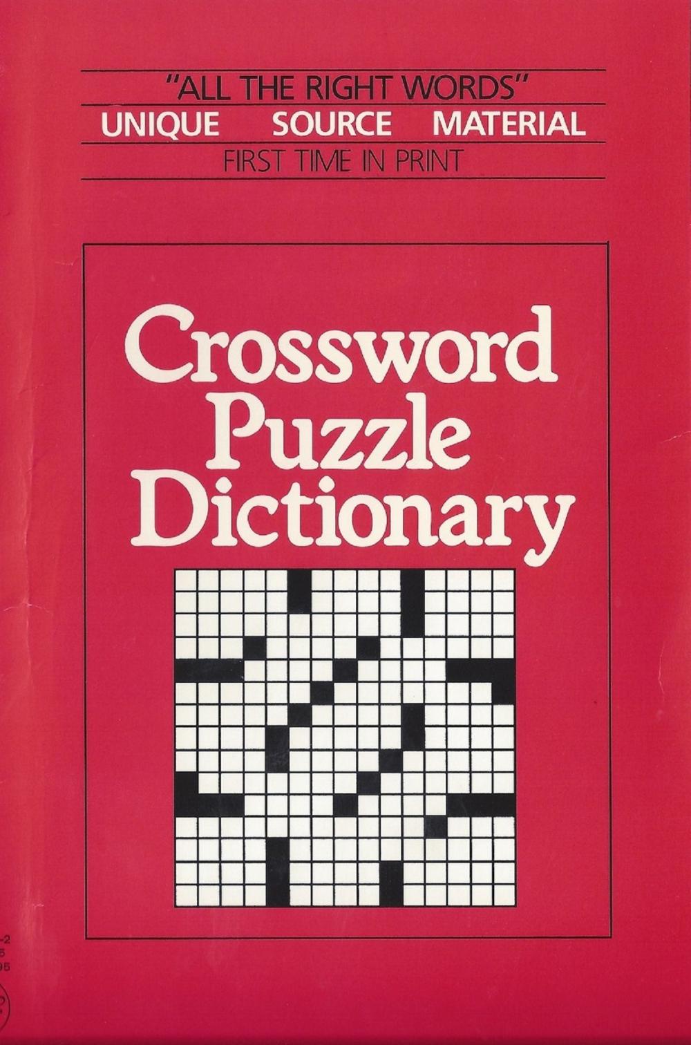 Big bigCover of Crossword Puzzle Dictionary