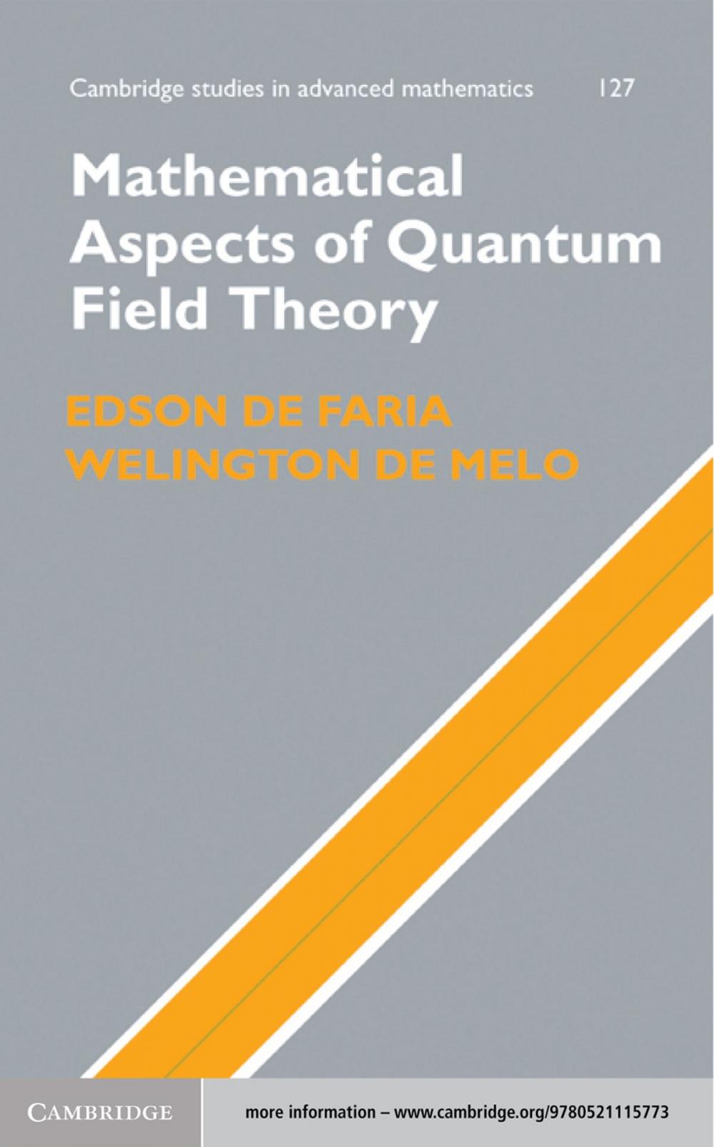 Big bigCover of Mathematical Aspects of Quantum Field Theory