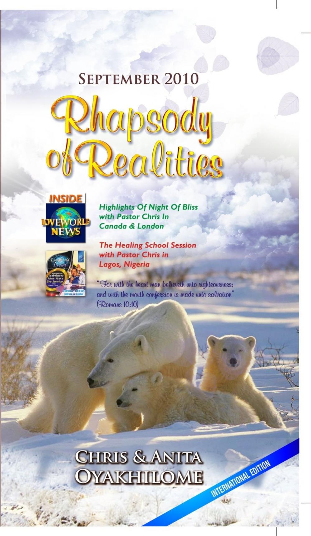 Big bigCover of Rhapsody Of Realities September Edition