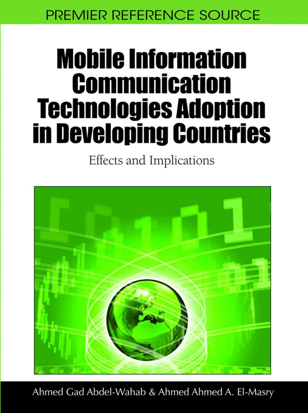 Big bigCover of Mobile Information Communication Technologies Adoption in Developing Countries