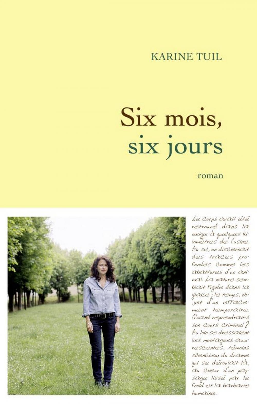 Big bigCover of Six mois, six jours