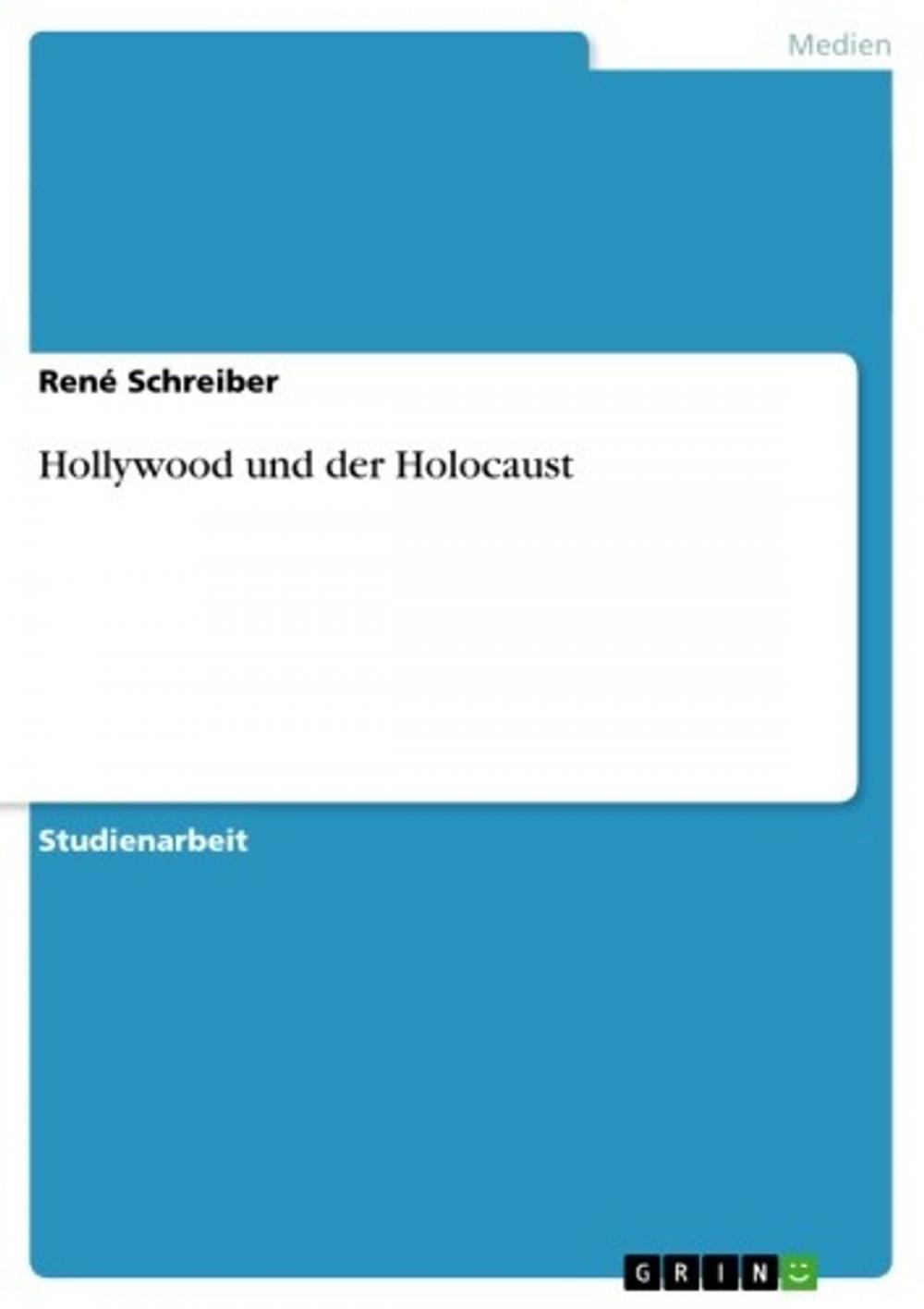 Big bigCover of Hollywood und der Holocaust