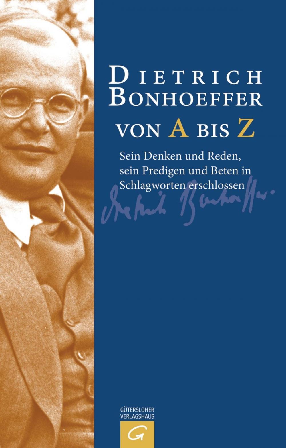 Big bigCover of Dietrich Bonhoeffer von A bis Z