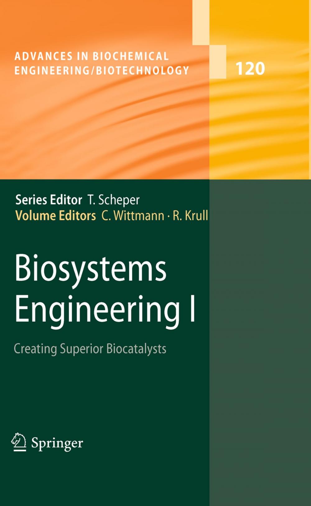 Big bigCover of Biosystems Engineering I