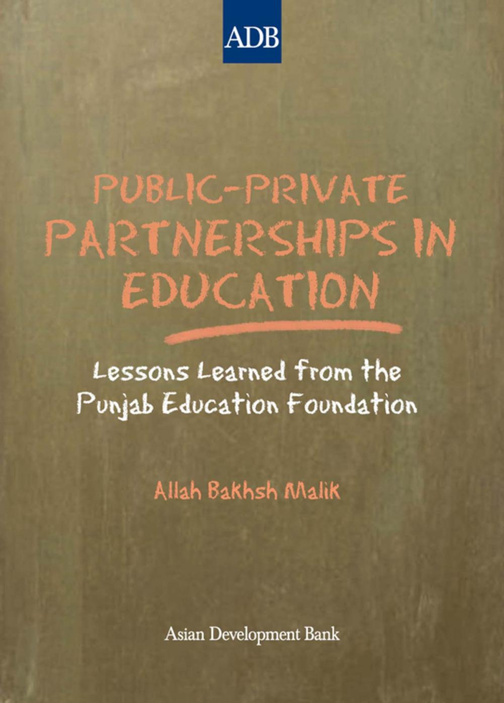 Big bigCover of Public-Private Partnerships in Education