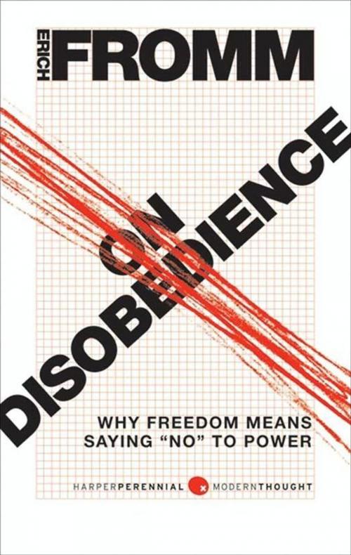 Cover of the book On Disobedience by Erich Fromm, HarperCollins e-books