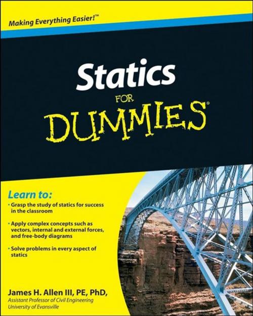 Cover of the book Statics For Dummies by James H. Allen III, Wiley