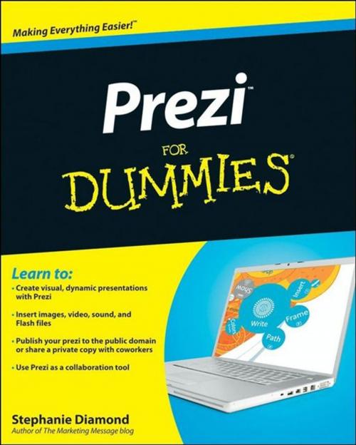 Cover of the book Prezi For Dummies by Stephanie Diamond, Wiley