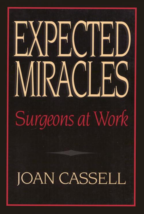 Cover of the book Expected Miracles by Joan Cassell, Temple University Press