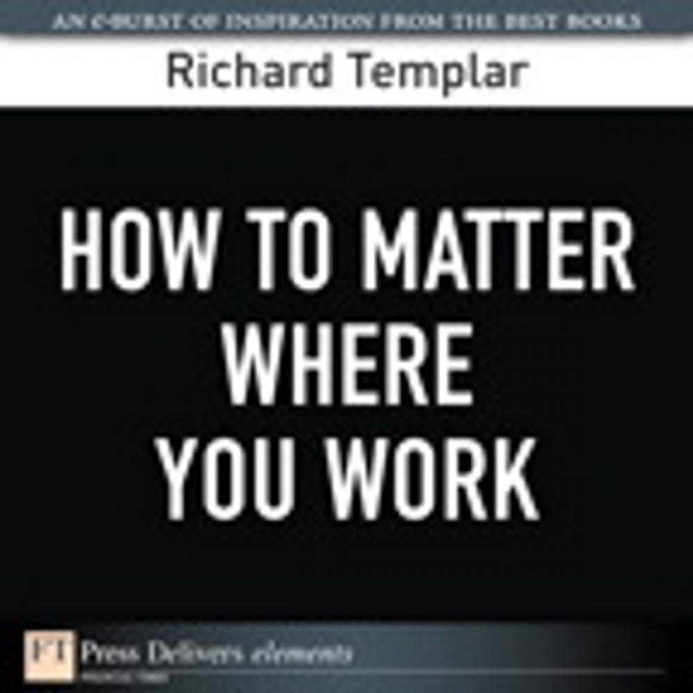 Big bigCover of How to Matter Where You Work