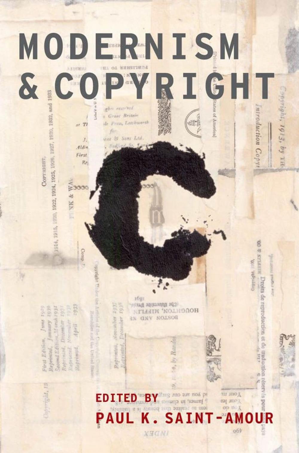 Big bigCover of Modernism and Copyright