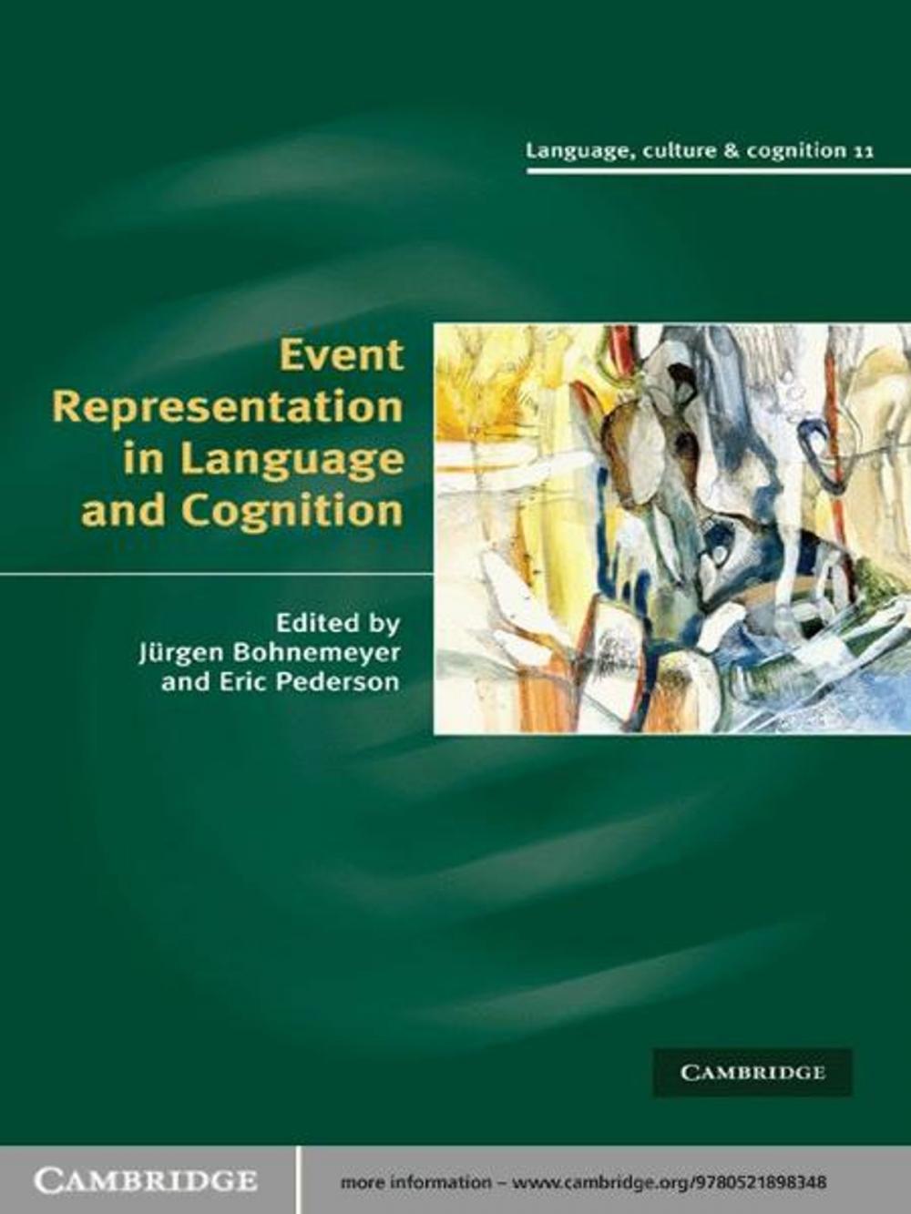 Big bigCover of Event Representation in Language and Cognition