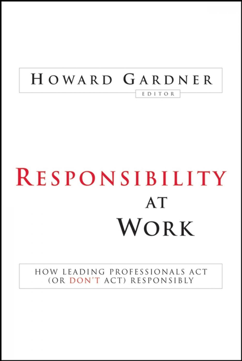 Big bigCover of Responsibility at Work