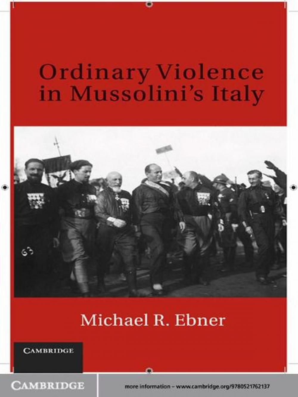 Big bigCover of Ordinary Violence in Mussolini's Italy