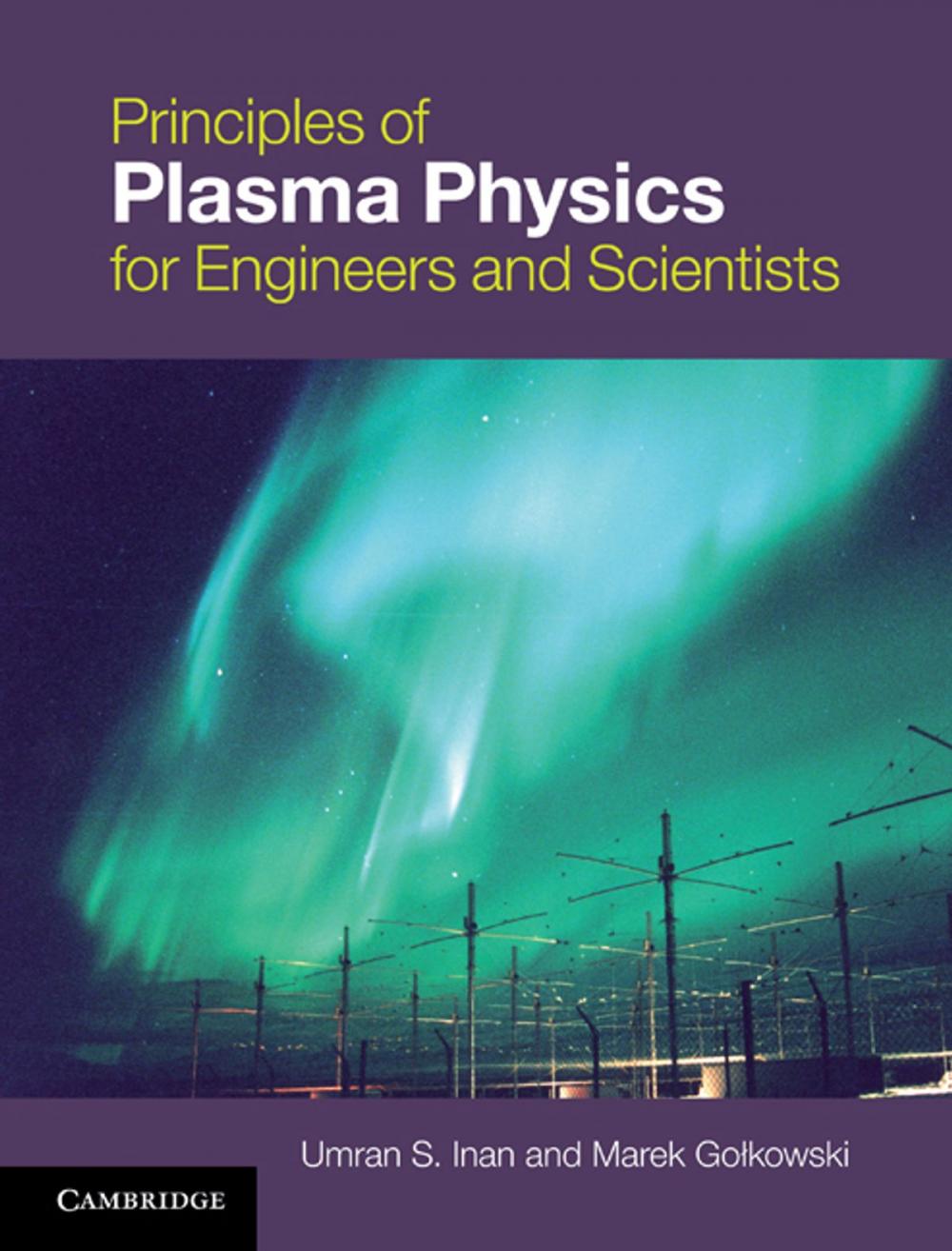 Big bigCover of Principles of Plasma Physics for Engineers and Scientists