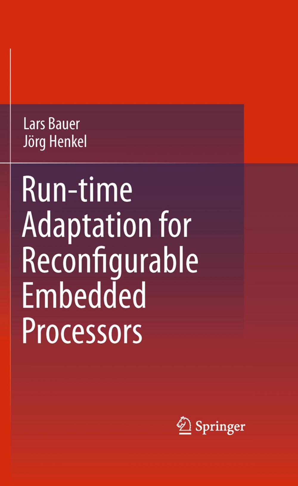 Big bigCover of Run-time Adaptation for Reconfigurable Embedded Processors