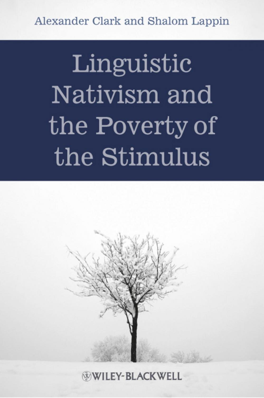 Big bigCover of Linguistic Nativism and the Poverty of the Stimulus