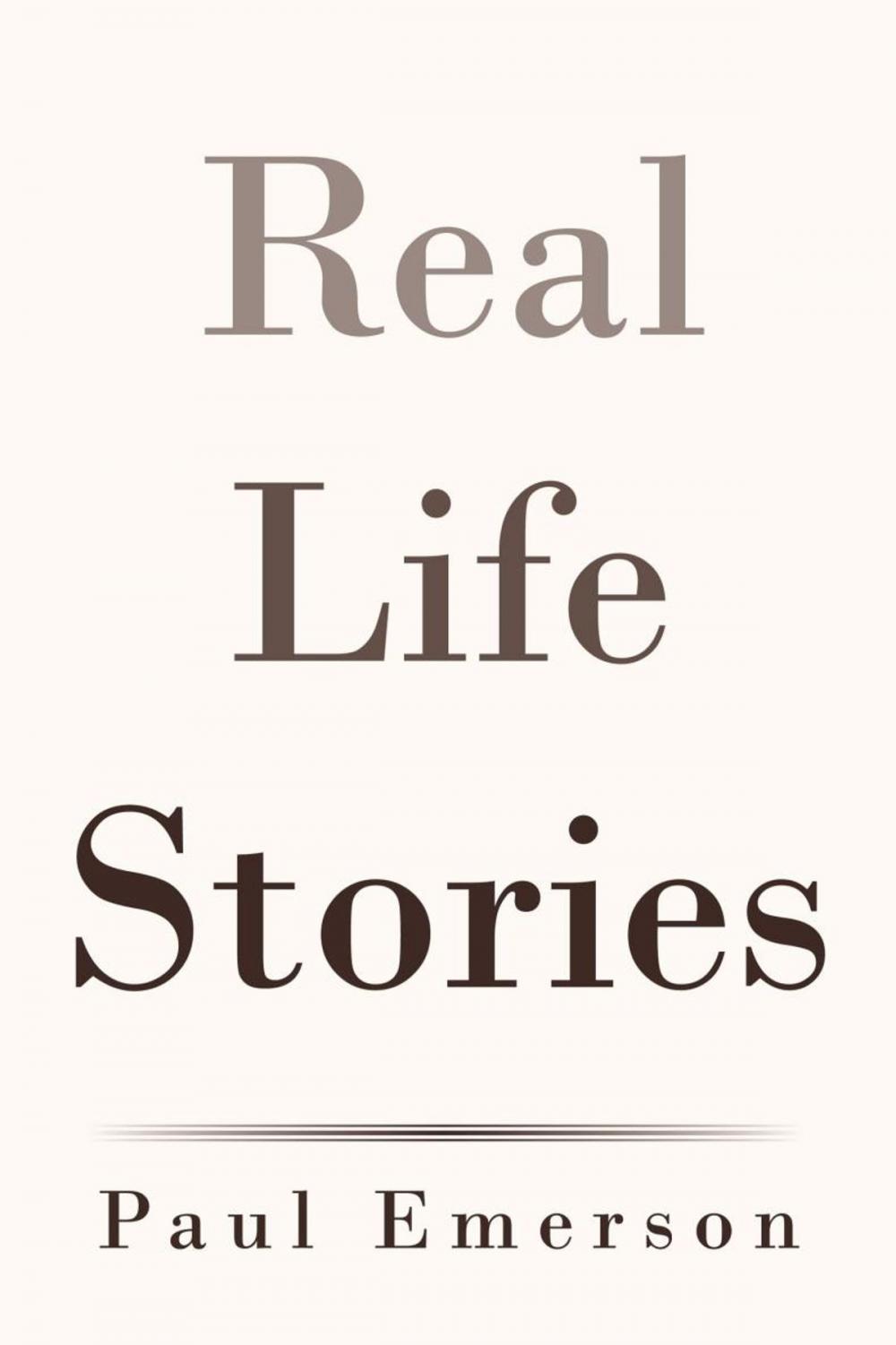 Big bigCover of Real Life Stories