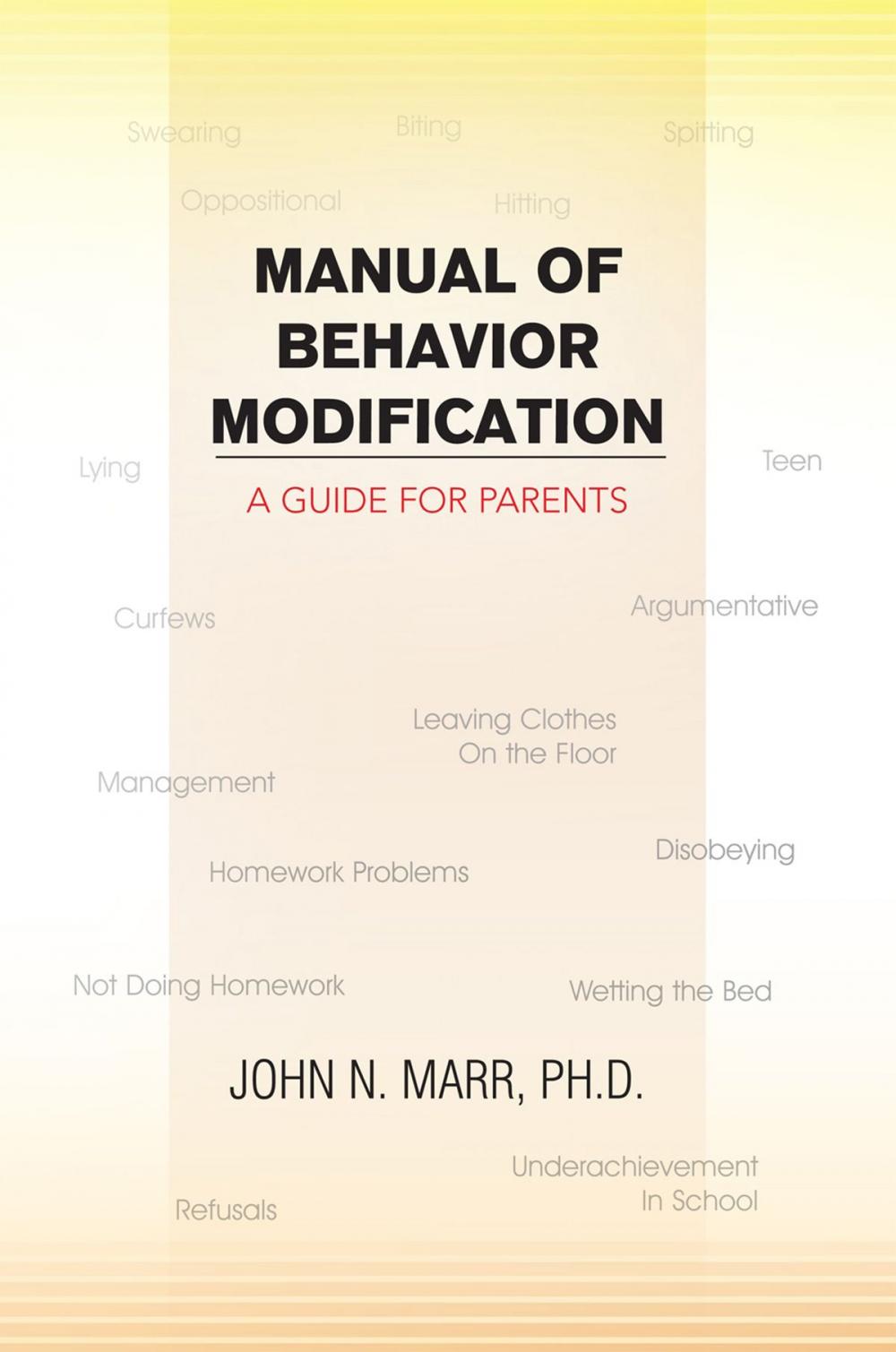 Big bigCover of Manual of Behavior Modification