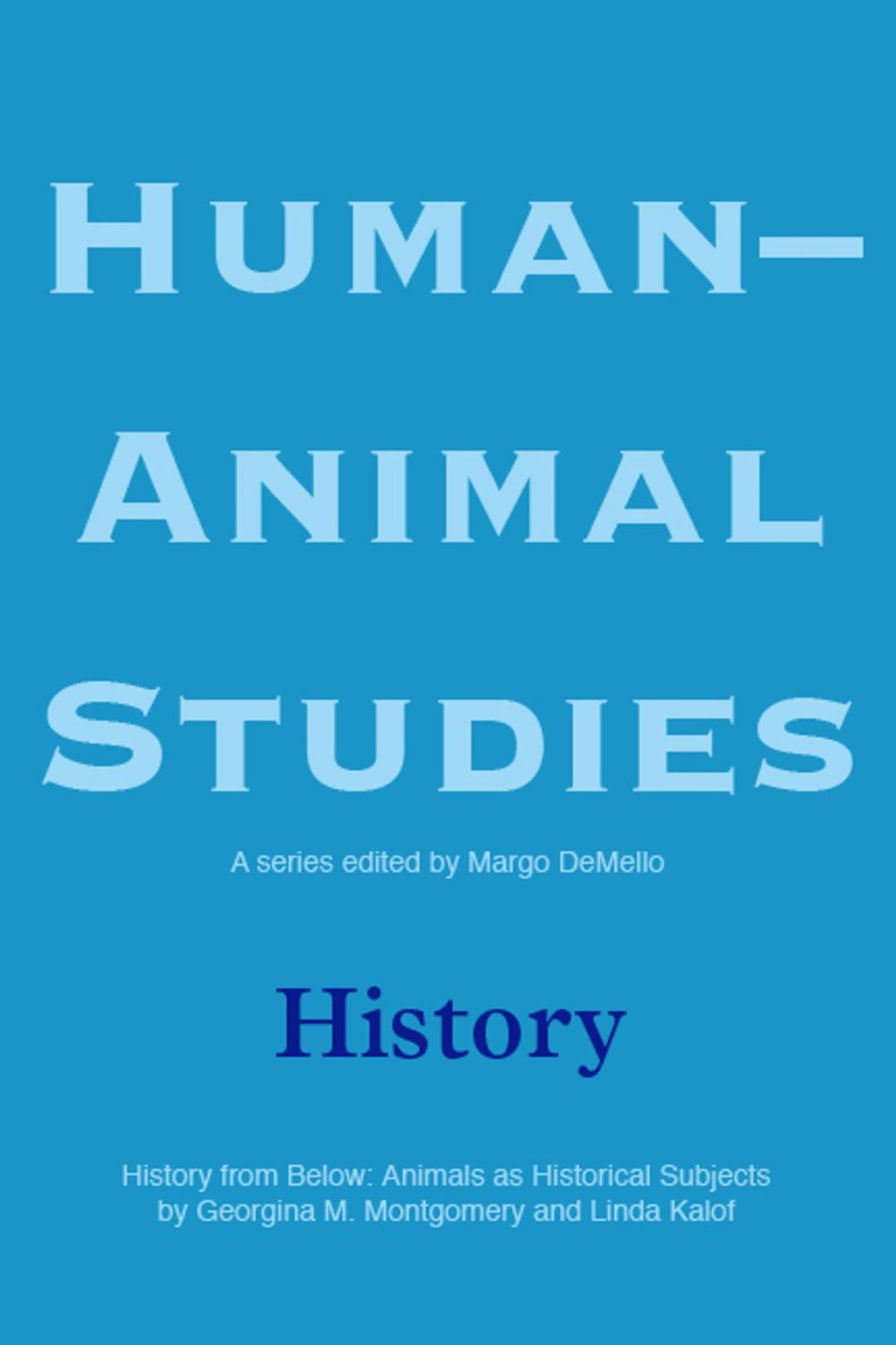 Big bigCover of Human-Animal Studies: History