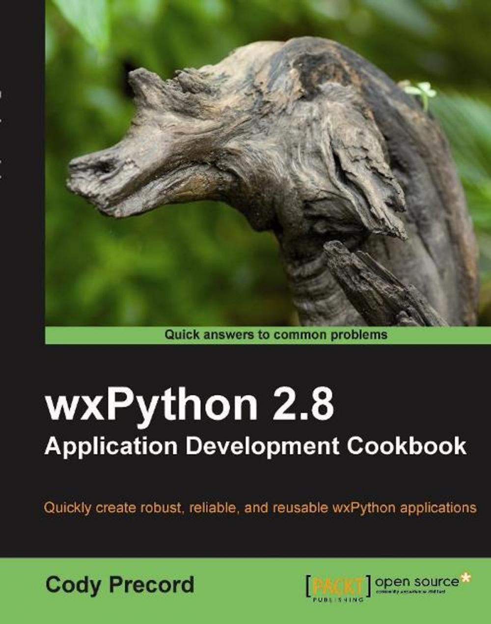 Big bigCover of wxPython 2.8 Application Development Cookbook