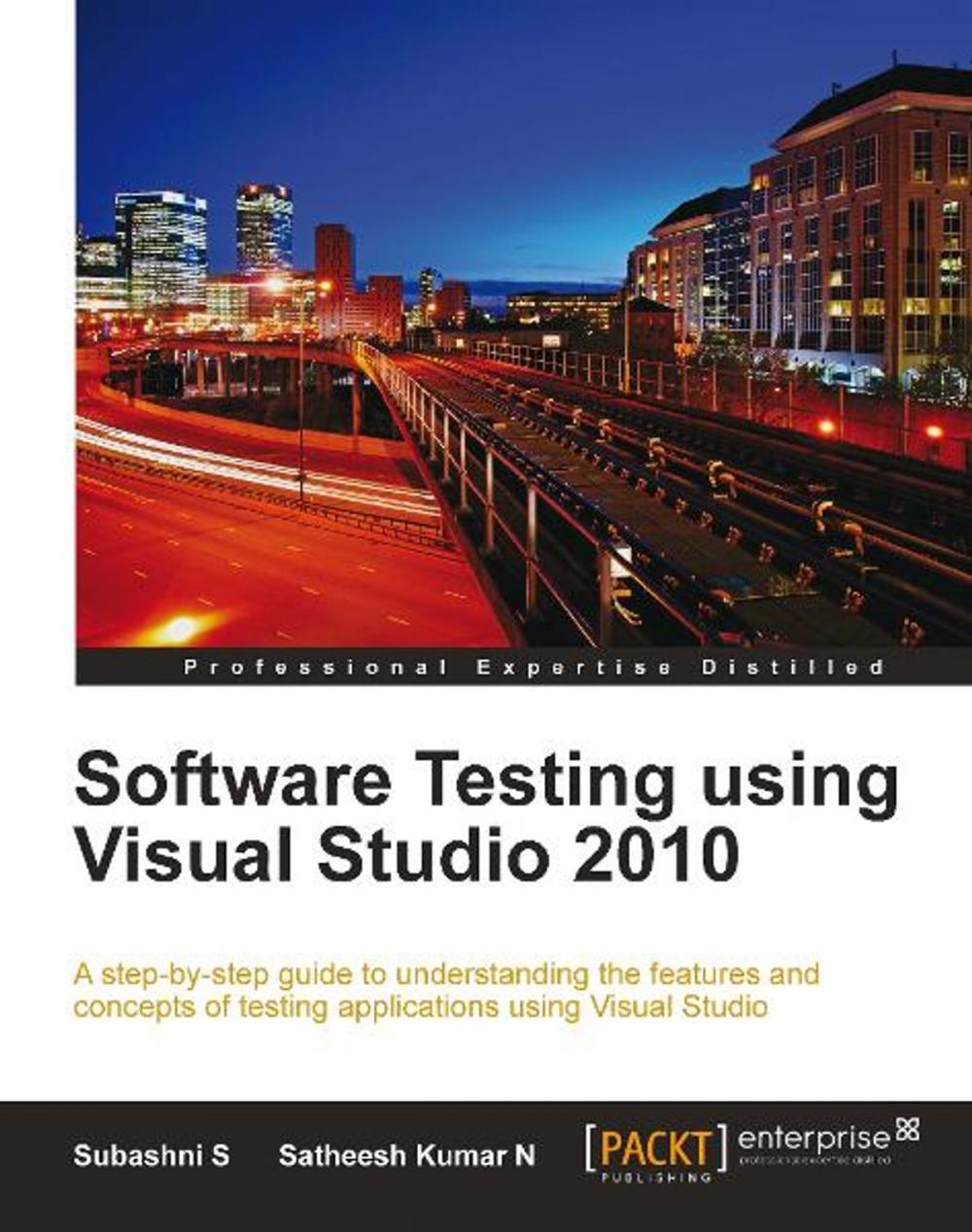 Big bigCover of Software Testing using Visual Studio 2010