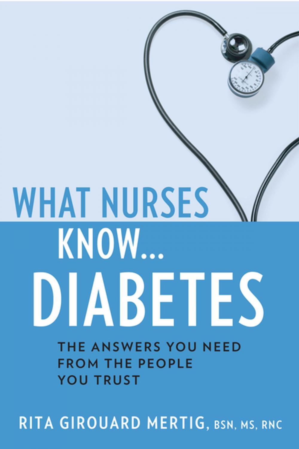 Big bigCover of What Nurses Know...Diabetes