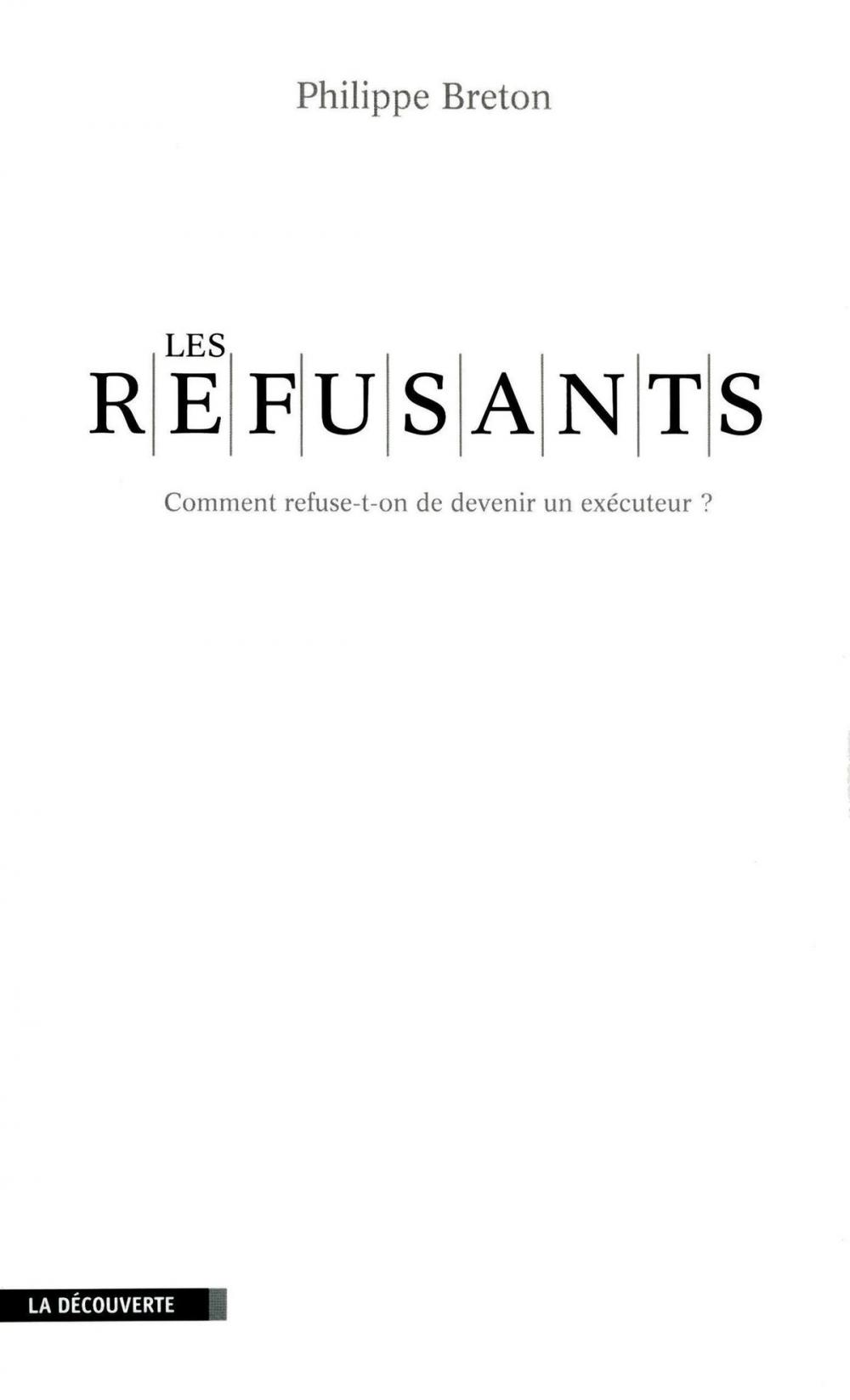 Big bigCover of Les refusants