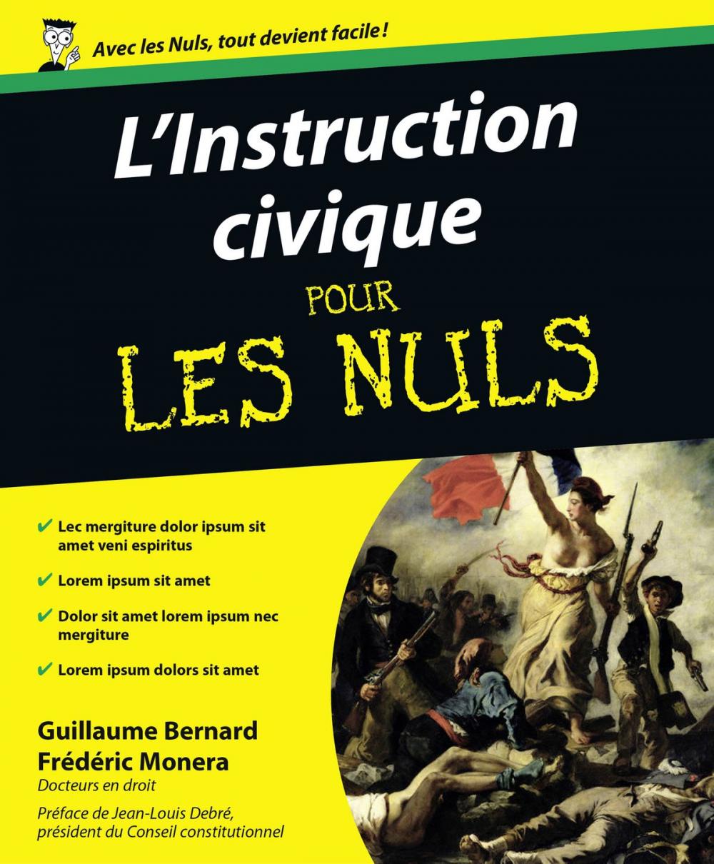 Big bigCover of L'Instruction civique Pour les Nuls