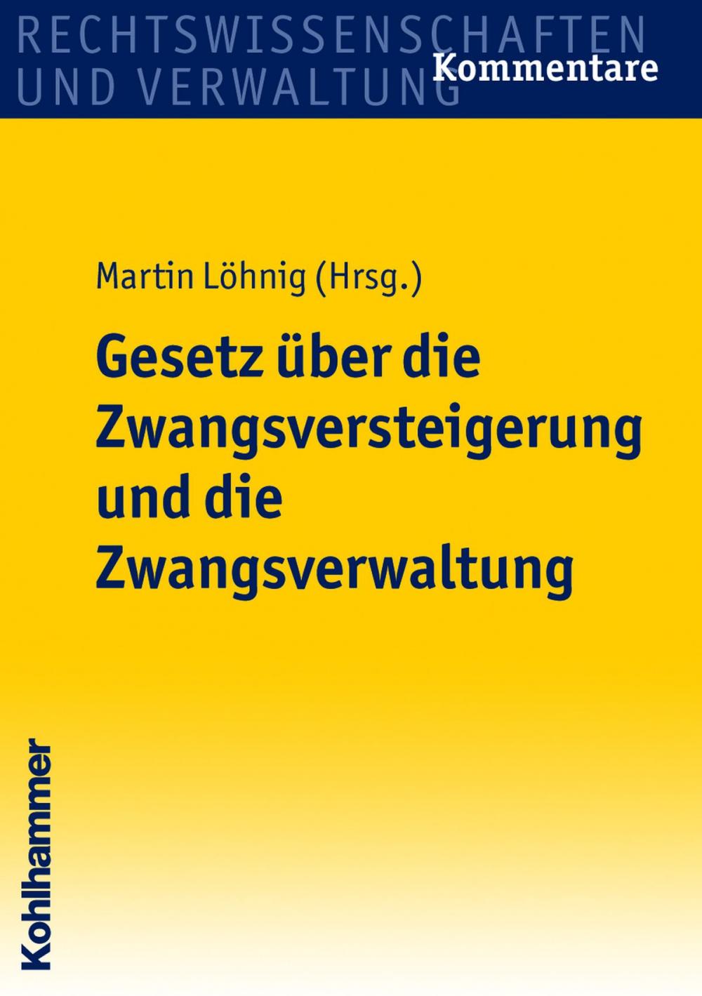 Big bigCover of Gesetz über die Zwangsversteigerung und die Zwangsverwaltung