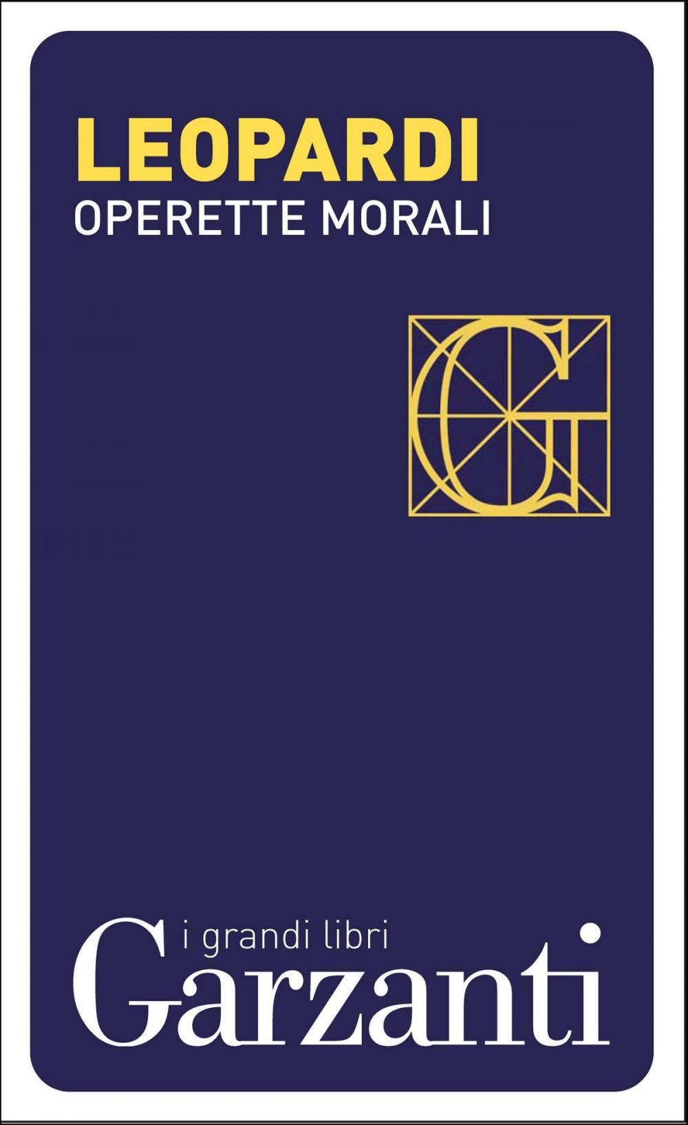 Big bigCover of Operette morali