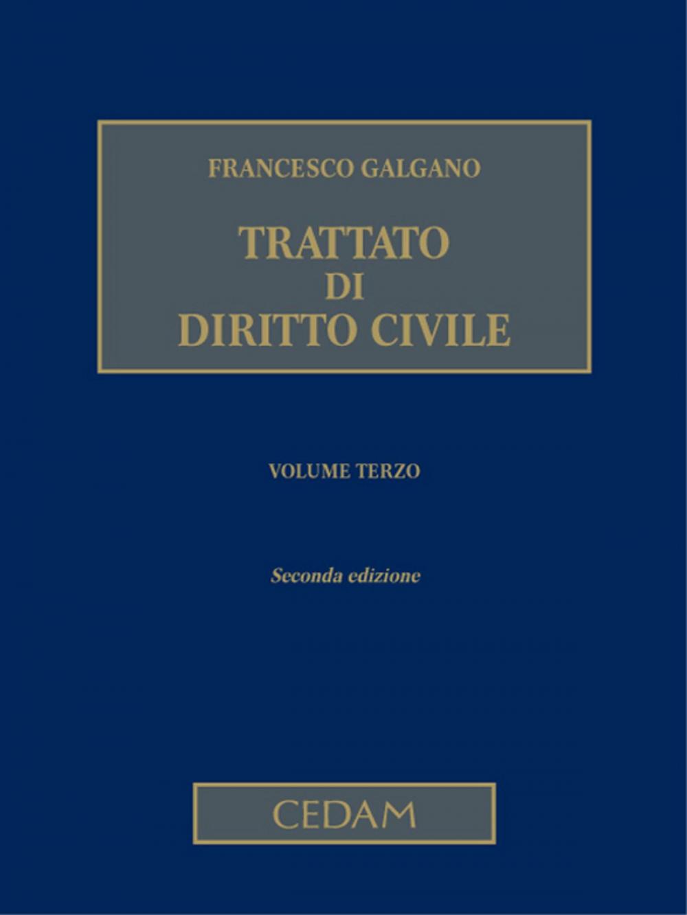 Big bigCover of Trattato di diritto civile - Vol. III