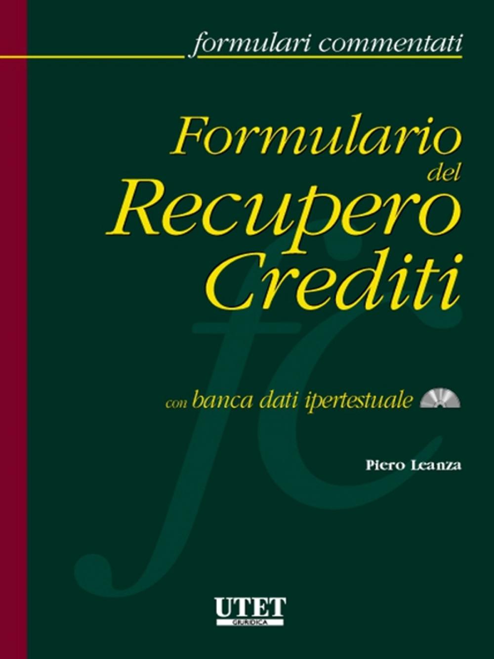 Big bigCover of Formulario del Recupero Crediti