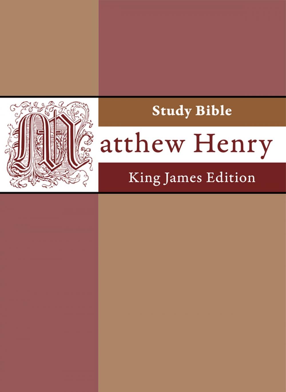 Big bigCover of Matthew Henry Study Bible