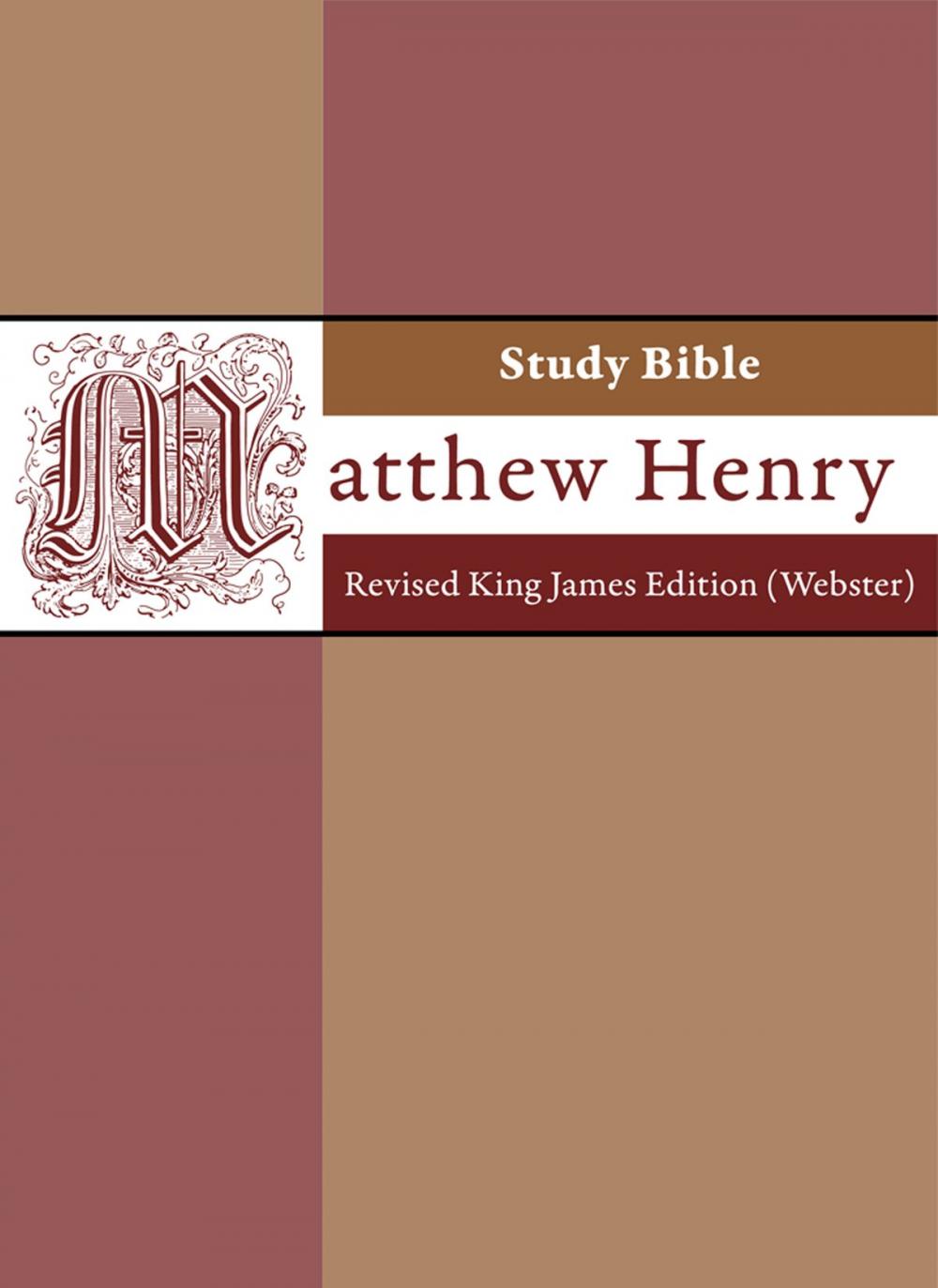 Big bigCover of Matthew Henry Study Bible