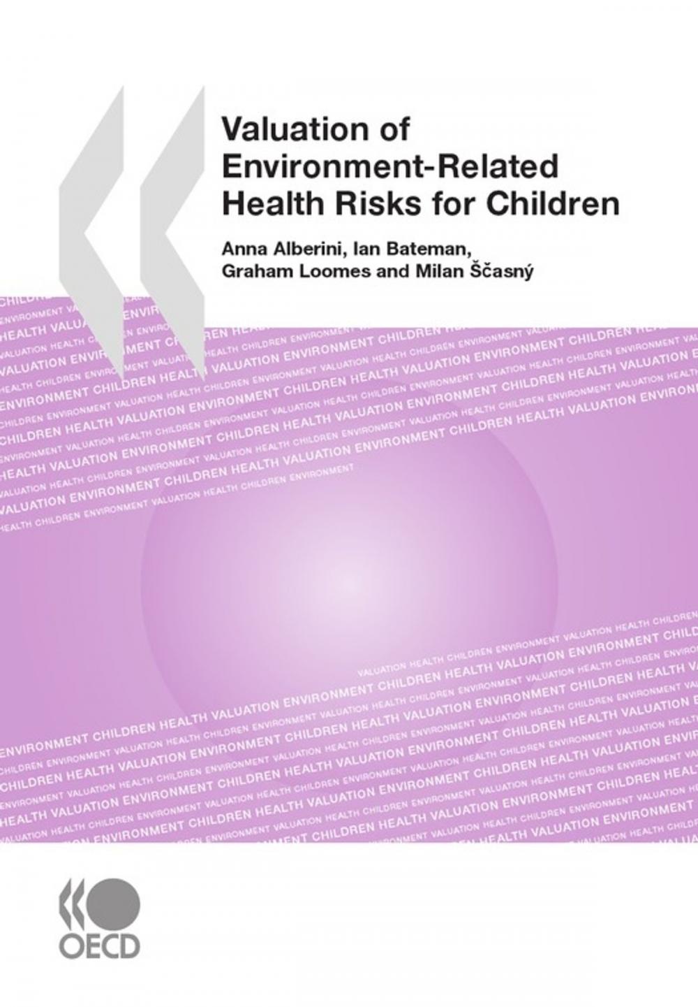 Big bigCover of Valuation of Environment-Related Health Risks for Children