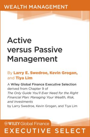 Cover of the book Active versus Passive Management by Y. Robert Li