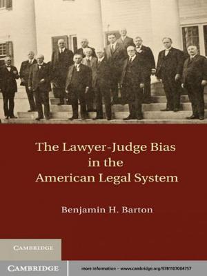 Cover of the book The Lawyer-Judge Bias in the American Legal System by Yoram Dinstein