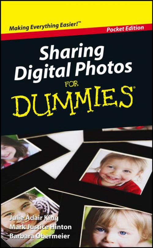 Cover of the book Sharing Digital Photos For Dummies, Pocket Edition by Julie Adair King, Mark Justice Hinton, Barbara Obermeier, Wiley